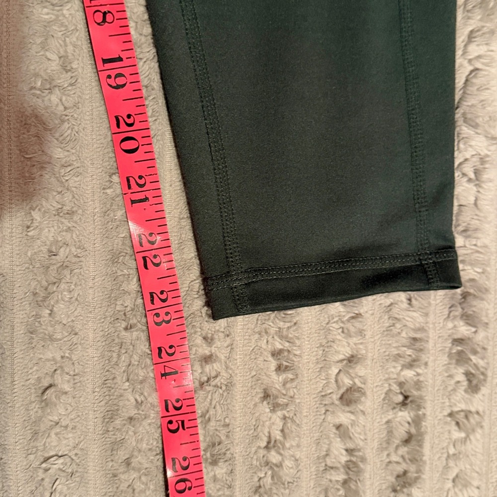 Z by Zella Womens High Waist Pocket 7/8 Leggings Dark Green Large - Picture 5 of 6